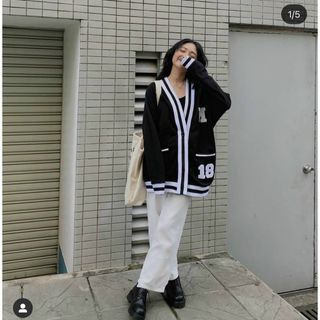 Áo khoác cardigan Logo M 18 nỉ đẹp