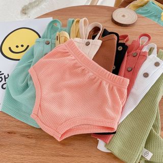 Bộ 2 dây cho bé gái Mykids chất cotton, đồ cho bé từ 8kg đến 16kg.