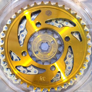 Nhông sên dĩa Exciter 135 - nhông sên dĩa - nhông sên dĩa exciter135 - nhông sên đĩa exciter 135 - sên phốt - sên 10ly