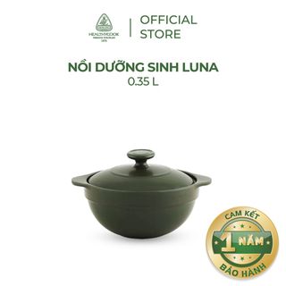 Nồi sứ dưỡng sinh Minh Long - Luna 0.35 L + nắp dùng cho bếp gas, bếp hồng ngoại, không dùng cho bếp từ giá sỉ