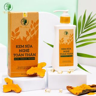 BỘ DƯỠNG TRẮNG DA BODY, MỜ THÂM RẠN CHO MẸ SAU SINH WONMOM (1 KEM SỮA NGHỆ TOÀN THÂN + 1 CỐT NGHỆ HẠ THỔ