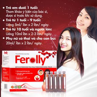 THỰC PHẨM GIÚP BỔ SUNG SẮT FEROLLY - DÂN KHANG