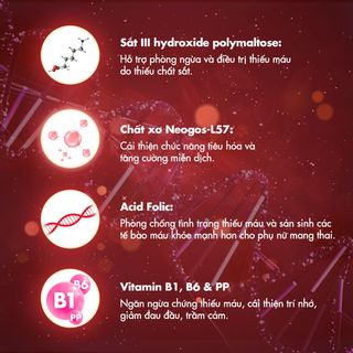 THỰC PHẨM GIÚP BỔ SUNG SẮT FEROLLY - DÂN KHANG