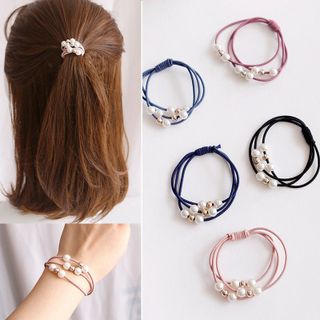 Dây Buộc Tóc Chùm Ngọc Trai Đơn Giản