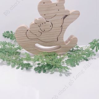 Đồ chơi gỗ decor trang trí