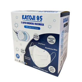 KHẨU TRANG Y TẾ 5 LỚP KATOJI 95 (HỘP 20 CÁI) giá sỉ