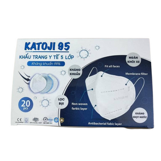KHẨU TRANG Y TẾ 5 LỚP KATOJI 95 (HỘP 20 CÁI)
