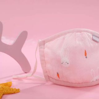 Khẩu trang xô 5 lớp có dây rút điều chỉnh quai cho bé