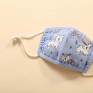 Khẩu trang xô 5 lớp có dây rút điều chỉnh quai cho bé