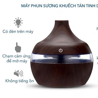 Máy Xông Tinh Dầu Phòng Ngủ Aroma Máy Khuếch Tán Tinh Dầu Phun Sương Toả Hương Tạo Ẩm Thơm Mát Phòng Và Đuổi Muỗi