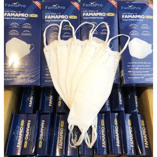 Khẩu trang 4D Famapro hàng công ty chất lượng hộp 10 cái