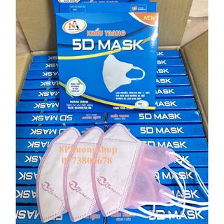 Khẩu Trang 5D Famapro Nam Anh hàng công ty chất lượng hộp 10 cái