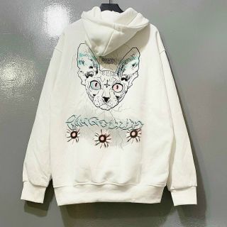 Áo Khoác Nỉ Khóa Kéo Mèo 3 Hoa