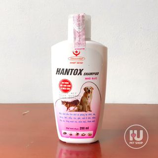 Sữa Tắm Hantox Trị Ve Rận Bọ Chét Cho Chó Mèo 200ml Hồng [IUpetshop]