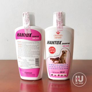 Sữa Tắm Hantox Trị Ve Rận Bọ Chét Cho Chó Mèo 200ml Hồng [IUpetshop]