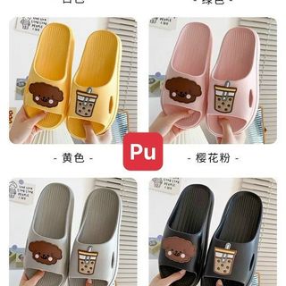 Dép xốp siêu nhẹ trà sữa