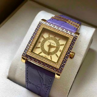 ĐỒNG HỒ VERRSACE VUÔNG TÍM CAO CẤP SALE