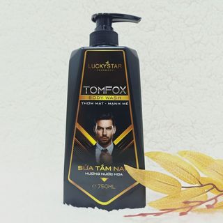 SỮA TẮM NƯỚC HOA NAM CAO CẤP TOMFOX 750ML - LUCKY STAR