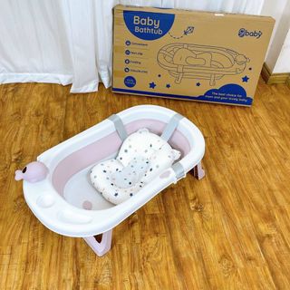 CHẬU TẮM GẤP GỌN KÈM PHAO CHO BÉ - SUUHOUSE