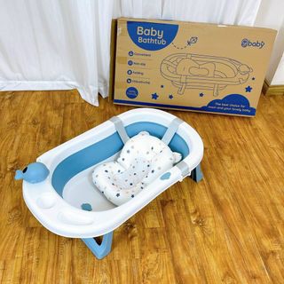 CHẬU TẮM GẤP GỌN KÈM PHAO CHO BÉ - SUUHOUSE