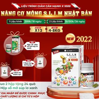 S.L.I.M X1000 Giảm Cân Nâng Cơ Mông SLIMPLUS Phiên Bản Mới 2024