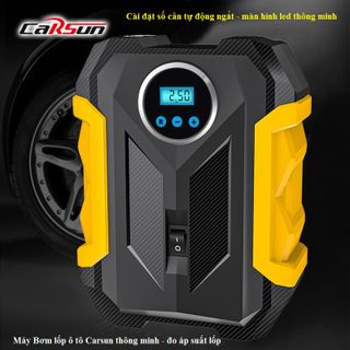 MÁY BƠM LỐP Ô TÔ CARSUN – ĐỒNG HỒ HIỆN TỬ