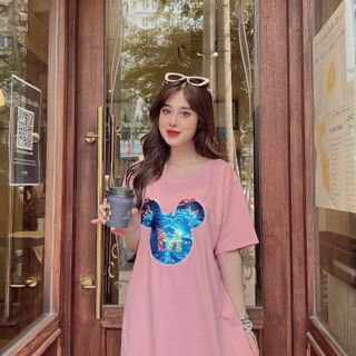 Đầm thun thái dáng suông form dưới 70kg ( Xưởng May YoYo chuyên sỉ đầm thun thái)