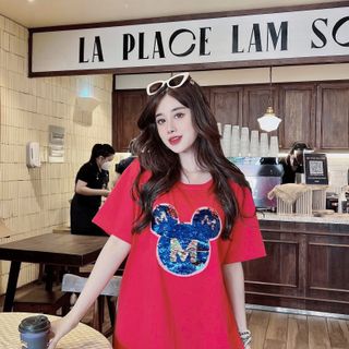 Đầm thun thái dáng suông form dưới 70kg ( Xưởng May YoYo chuyên sỉ đầm thun thái)