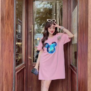 Đầm thun thái dáng suông form dưới 70kg ( Xưởng May YoYo chuyên sỉ đầm thun thái)