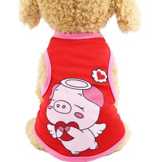 Bộ Quần Áo Cho Chó Mèo Mặc Mua Hè Siêu Mỏng – Mã QACC80