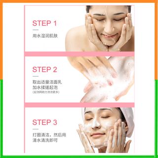 Sữa rửa mặt BIOAQUA vị đào tạo bọt nhẹ nhàng làm sạch dưỡng Ẩm và làm trắng 100gr