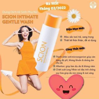 DUNG DỊCH VỆ SINH PHỤ NỮ SCION MẪU MỚI