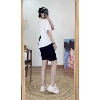 Quần legging mặc nhà thể thao, chất cotton co giản lưng dưới 65kg