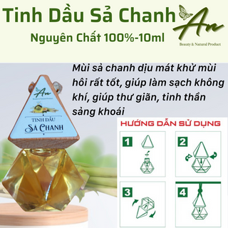 Tinh Dầu Sả Chanh tự nhiên nguyên chất 100%, đuổi muỗi, thơm phòng, chống cảm