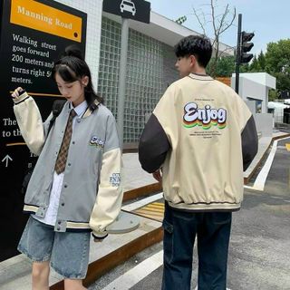 Áo khoác dù in chữ enjog đẹp rẻ