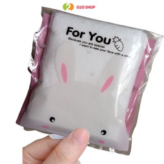 Bông Tẩy Trang 1 lớp Dễ Thương Bịch 25 Miếng