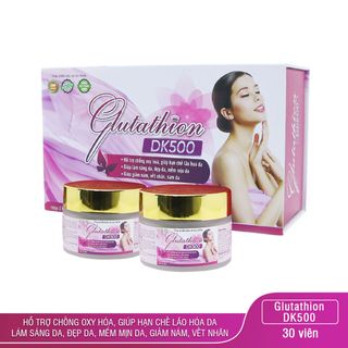 VIÊN UỐNG GIÚP DƯỠNG TRẮNG VÀ CHỐNG LÃO HÓA DA GLUTATHION DK500