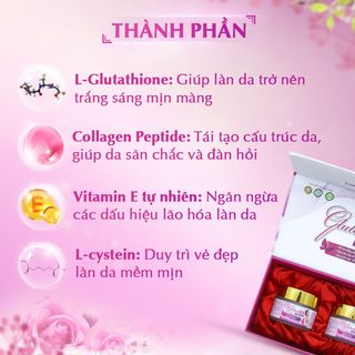 VIÊN UỐNG GIÚP DƯỠNG TRẮNG VÀ CHỐNG LÃO HÓA DA GLUTATHION DK500