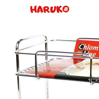 Kệ để gia vị, đồ dùng nhà bếp 2 tầng bằng inox nội địa Nhật