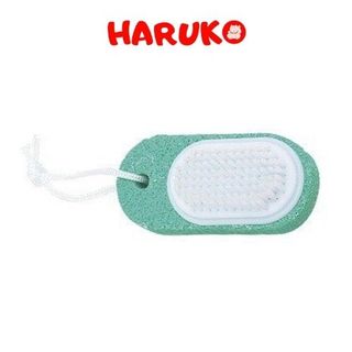 Bàn chải chà gót chân kèm bàn cọ móng nội địa Nhật