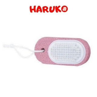 Bàn chải chà gót chân kèm bàn cọ móng nội địa Nhật