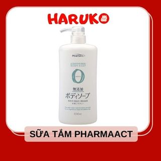 Sữa tắm tinh chất thiên nhiên Pharmaact 600ml nội địa Nhật giá sỉ