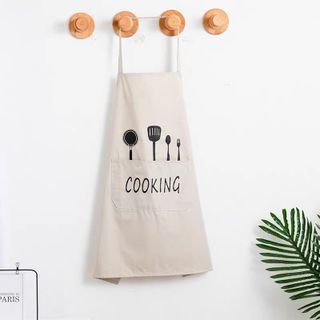 Tạp Dề Pha Chế, Phục Vụ Cao Cấp Trơn Đủ Màu Vải Kaki Chống Thấm Nước Hàng Mới
