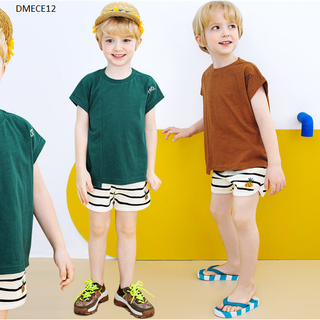 DMECE12 - Thời trang Trẻ Em - Set Bộ Bé Trai Kết Hợp Mẫu Quần Họa Tiết Sọc - Hàng Nội Địa Hàn Quốc giá sỉ