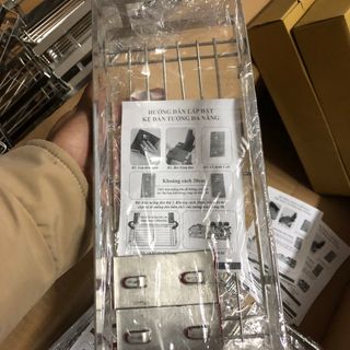 Kệ gia vị dán tường đa năng - Kích thước 30cm - Dán siêu chắc