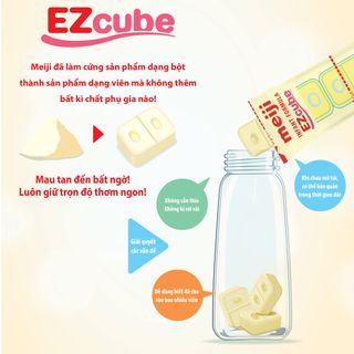 Sữa Meiji Infant Formula Ezcube hộp giấy 432g (0-12 tháng)