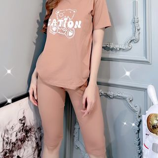 Chuyên sỉ đồ bộ thun thái form dưới 65kg gation Xưởng may YoYo chuyên sỉ áo thun thái