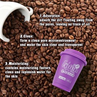 Bộ Mặt nạ Mask Caffeine với 3 đặc trị và cách dưỡng khác nhau , giúp cải thiện nhiều ưu điểm trên làn da