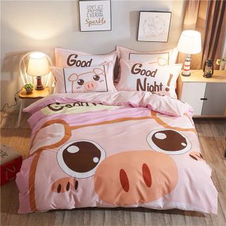 Bộ Ga Giường Và Vỏ Gối Cotton TICI ADU79 Bedding Đủ Kích Thước Trải Nệm 1m4, 1m6, 1m8 Chưa Gồm Chăn