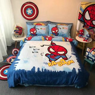 Bộ Ga Giường Và Vỏ Gối Cotton TICI ADU79 Bedding Đủ Kích Thước Trải Nệm 1m4, 1m6, 1m8 Chưa Gồm Chăn
